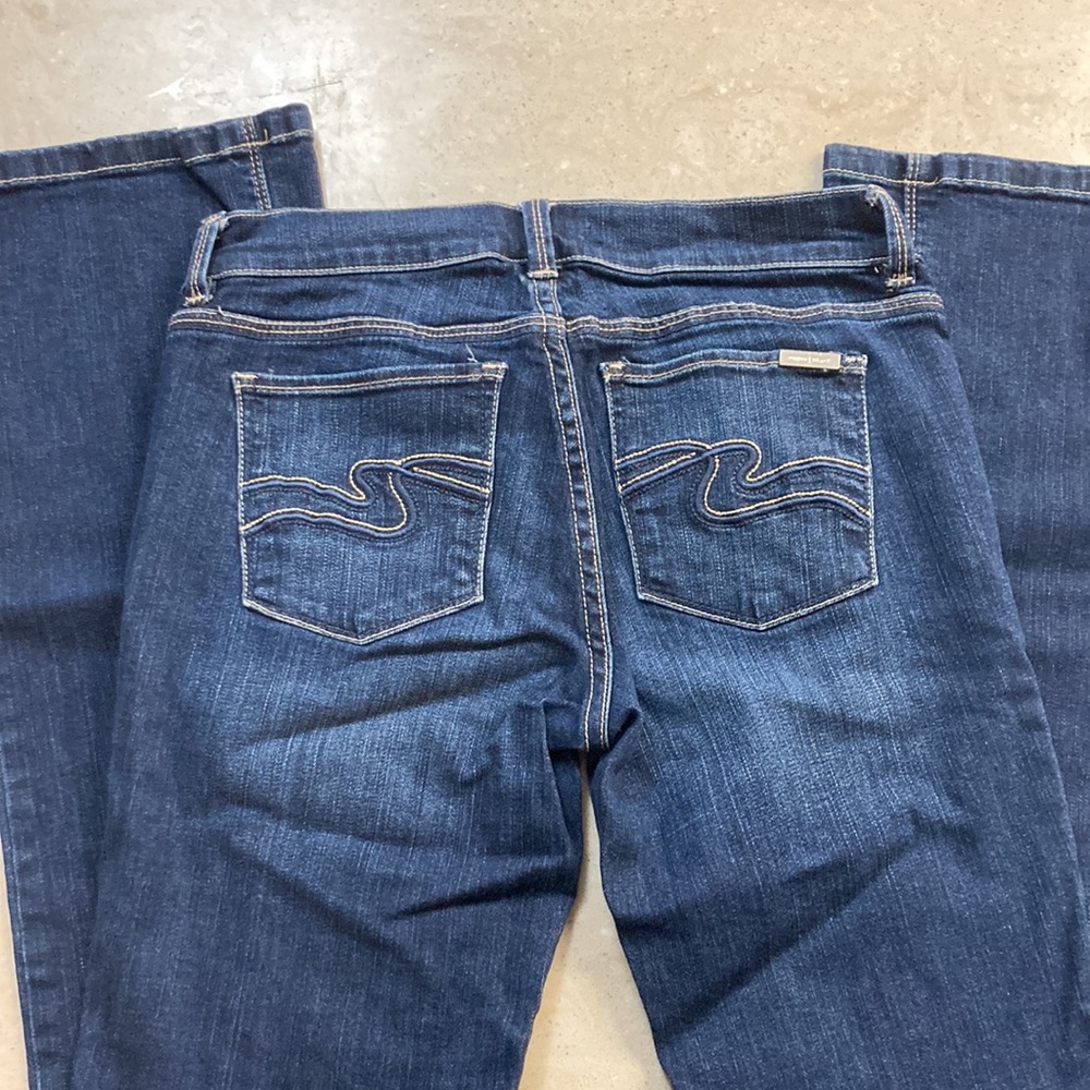 WHBM darkwash “noir” jeans - Picture 2 of 6